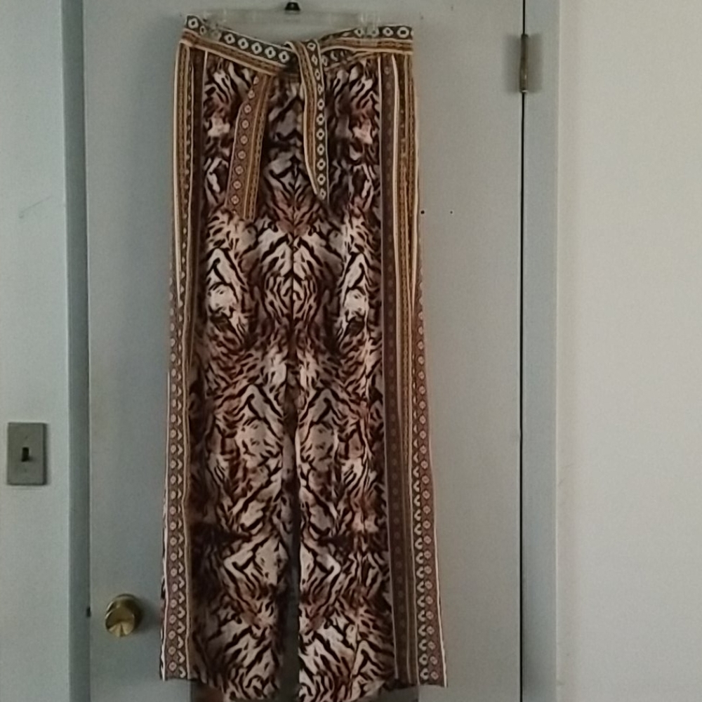 INC wide leg animal print pants *FLASH SALE*